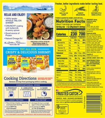 Gorton's Southern Style Shrimp - 9.2 Oz - Image 5