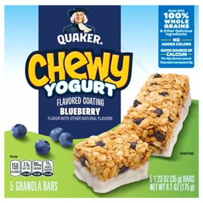 Quaker Chewy Granola Bar Blueberry - 5-1.23OZ - Image 3