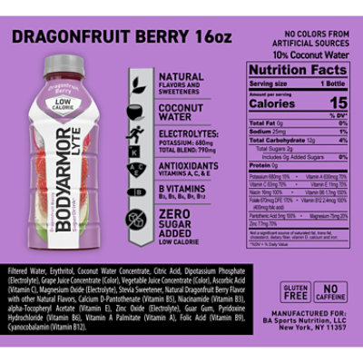 Body Armor Lyte Drangonfruit Berry 16fz - 16 FZ - Image 6