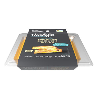 Violife Just Like American Cheese Slices Dairy-Free Vegan - 7.05 Oz - Image 8