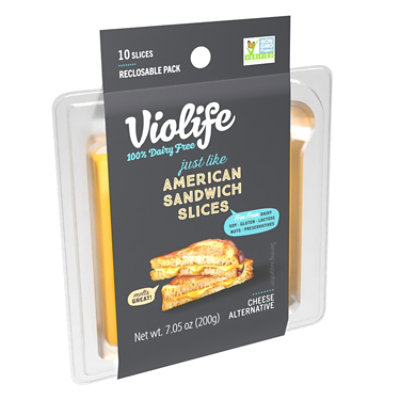 Violife Just Like American Cheese Slices Dairy-Free Vegan - 7.05 Oz - Image 6