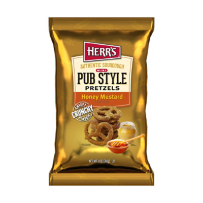 Herr's Pub Style Honey Mustard Pretzels - 11 Oz - Image 3