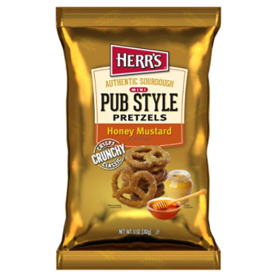 Herr's Pub Style Honey Mustard Pretzels - 11 Oz - Image 2