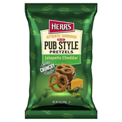 Herrs Pub Style Jalapeno Cheddar Pretzels - 11 Oz - Image 3