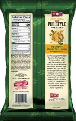 Herrs Pub Style Jalapeno Cheddar Pretzels - 11 Oz - Image 6