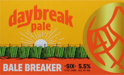 Bale Breaker Daybreak Pale Ale In Can - 6-12 Fl. Oz. - Image 4