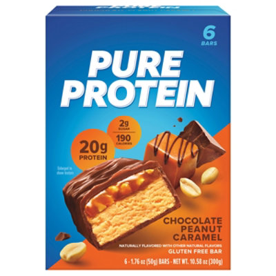 Pure Protein Chocolate Peanut Caramel Bar Value Pack - 6-1.76 Oz - Image 2