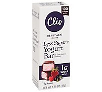 Clio Acai Berry Less Sugar Yogurt Bar - 1.59 Oz