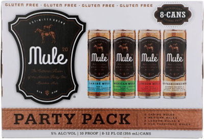 Mule 2.0 Variety Can 8 Count - 355 Ml - Image 1