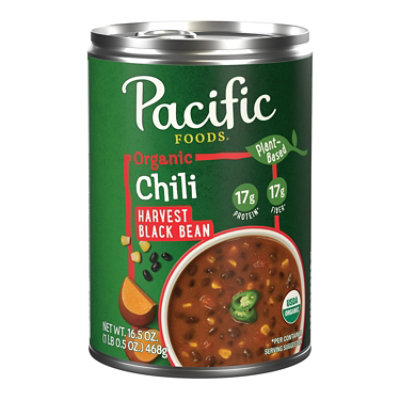 Pacific Foods Organic Harvest Black Bean Chili - 16.5 Oz - Image 1