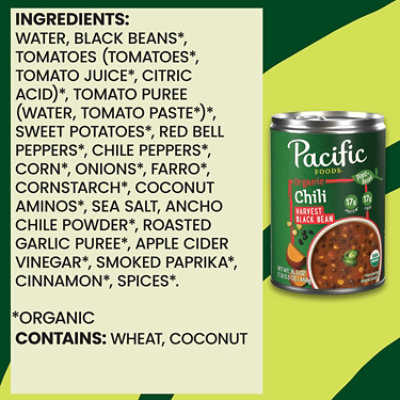 Pacific Foods Organic Harvest Black Bean Chili - 16.5 Oz - Image 5