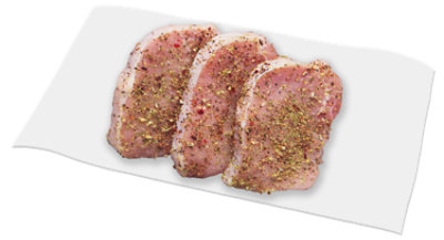 Pork Chops Center Cut Boneless California Bay Seasoning - .5 Lb - Image 1