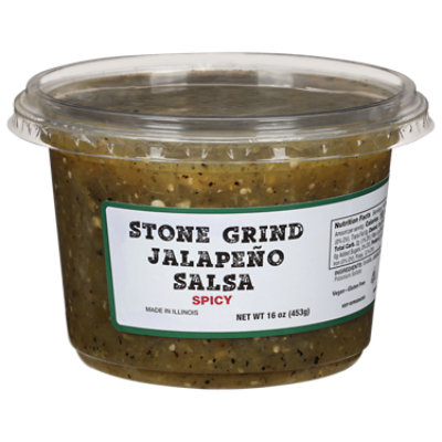 Jaffa Stone Grind Jalapeno Spicy Salsa - 16 Oz - Image 1