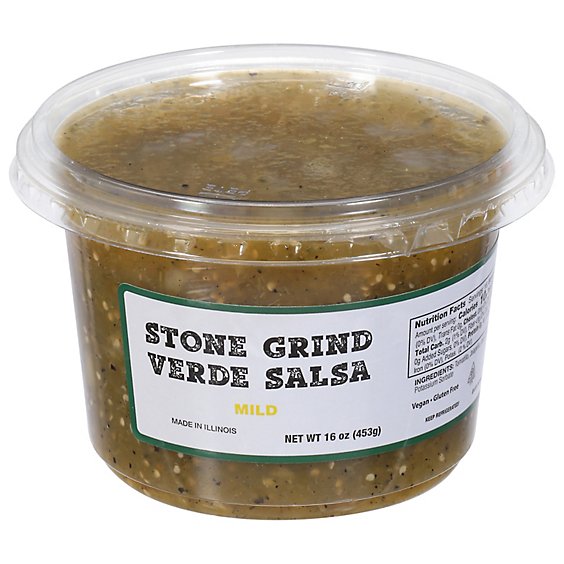 Jaffa Stone Grind Verde Mild Salsa - 16 Oz
