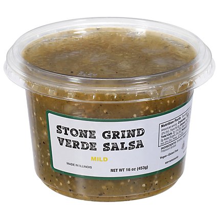 Jaffa Stone Grind Verde Mild Salsa - 16 Oz - Image 1