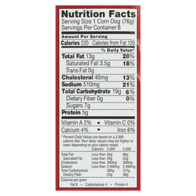 Bar S Classic Corn Dogs 21.44 Oz - 21.44 OZ - Image 4