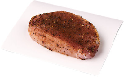 Pork Chops Center Cut Boneless Savory Seasoning - .5 Lb - Image 1