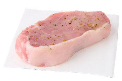 Pork Chops Rosemary Garlic Seasoning Thin Cut - .5 Lb - Image 1