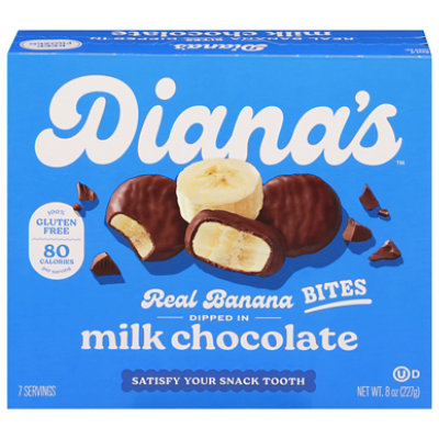 Diana's Milk Chocolate Banana Bites - 8 Oz - Image 2