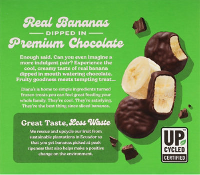 Diana's Bananas Dark Chocolate Bites - 8 OZ - Image 5