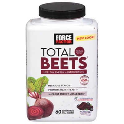 Force Factor Beet Soft Chews - 60 CT - Image 3