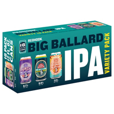 Redhook Big Ballard Ipa Variety Pack In Cans - 18-12 Fl. Oz