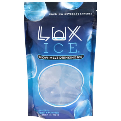 Lux Ice Slow-Melt Drinking Ice 6 Count - 22 Oz - Image 3