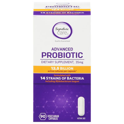 Signature Select/Care Dietary Supplement Probiotic 14 Strains Capsules 35mg 90 Ct - 90 CT - Image 3