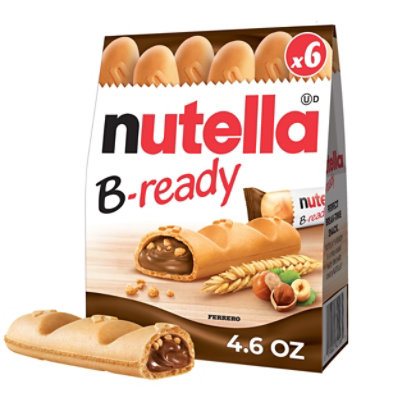 NUTELLA B-Ready a crispy baked wafer filled with Creamy Nutella - 4.6 Oz