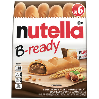 NUTELLA B-Ready a crispy baked wafer filled with Creamy Nutella - 4.6 Oz - Image 1