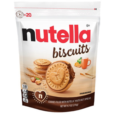 Nutella Biscuits Cookies Hazelnut Spread with Cocoa Kids Snacks 20 Count - 9.7 Oz - Image 2