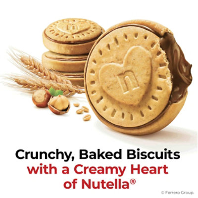 Nutella Biscuits Cookies Hazelnut Spread with Cocoa Kids Snacks 20 Count - 9.7 Oz - Image 2