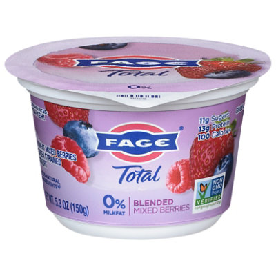 Fage Total 0% Blended With Mixed Berries Greek Yogurt Cup - 5.3oz - 5.3 OZ - Image 2