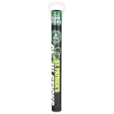 Magic Seasons St. Patrick’s Day Glow Sticks 8 Count - Each - Image 3