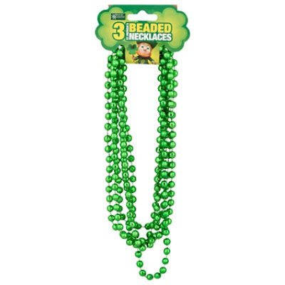 Magic Seasons St. Patrick's Day Beaded Necklaces 3 Count - Each - Image 3