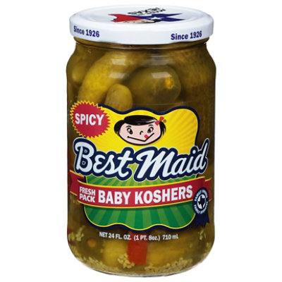 Daltons Best Maid Baby Kosher Pickles 24 Oz - 24 OZ - Image 1