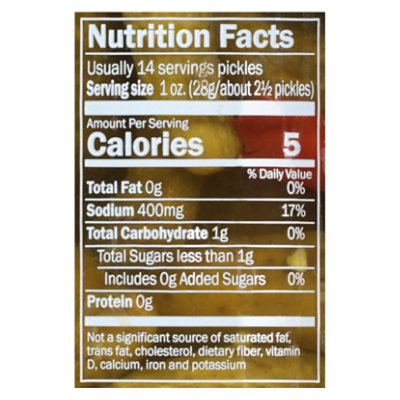 Daltons Best Maid Baby Kosher Pickles 24 Oz - 24 OZ - Image 3