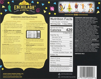 Night Hawk Beef Enchiladas 11.1 Ounce - 11.1 OZ - Image 3