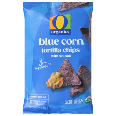 O Organics Blue Corn Tortilla Chips - 8.25 Oz