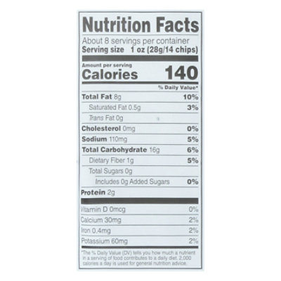 O Organics Blue Corn Tortilla Chips - 8.25 Oz - Image 2