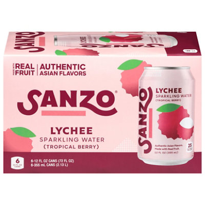 Sanzo Sparkling Water Yuzu 6 Count - 72 Fl. Oz. - haggen