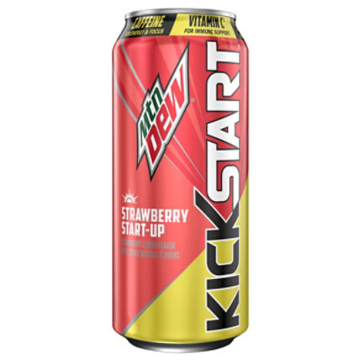 Moutain Dew Kickstart Strawberry Lemonade Sparkling Juice - 16 Fl. Oz. - Image 3