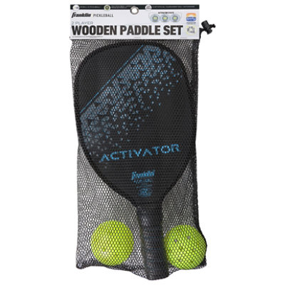 Franklin Sports Pickleball 2 Player Wooden Paddle Set - Each - Image 1