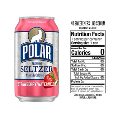 Polar Strawberry Watermelon Seltzer - 8-12 Fl. Oz. - Image 5