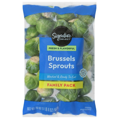 Signature SELECT/FARMS Brussels Sprouts Family Pack - 20 Oz