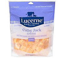 Lucerne Colby Jack Cheese Cubes - 8 Oz