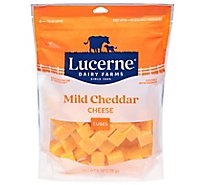 Lucerne Mild Cheddar Cheese Cubes 8oz - 8 Oz