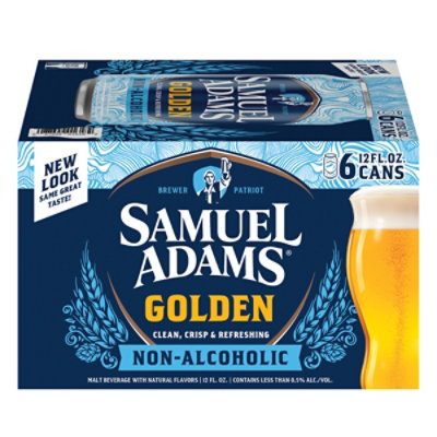 Samuel Adams Golden Non-Alcoholic Beer Cans - 6 -12 Fl. Oz. - Image 4