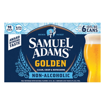 Samuel Adams Golden Non-Alcoholic Beer Cans - 6 -12 Fl. Oz. - Image 6