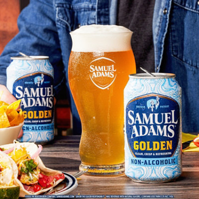 Samuel Adams Golden Non-Alcoholic Beer Cans - 6 -12 Fl. Oz. - Image 5